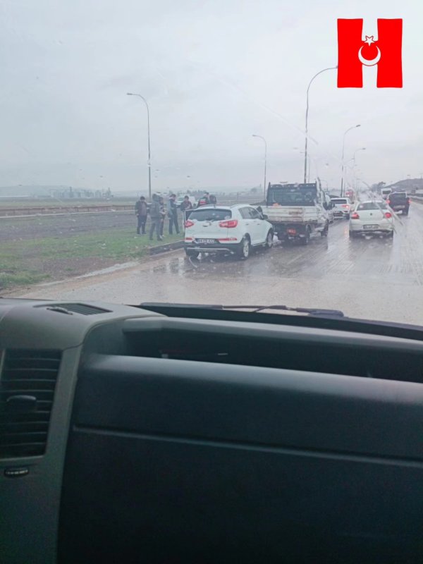 Narlı Polis Uygulama Noktasında Zincirleme Kaza