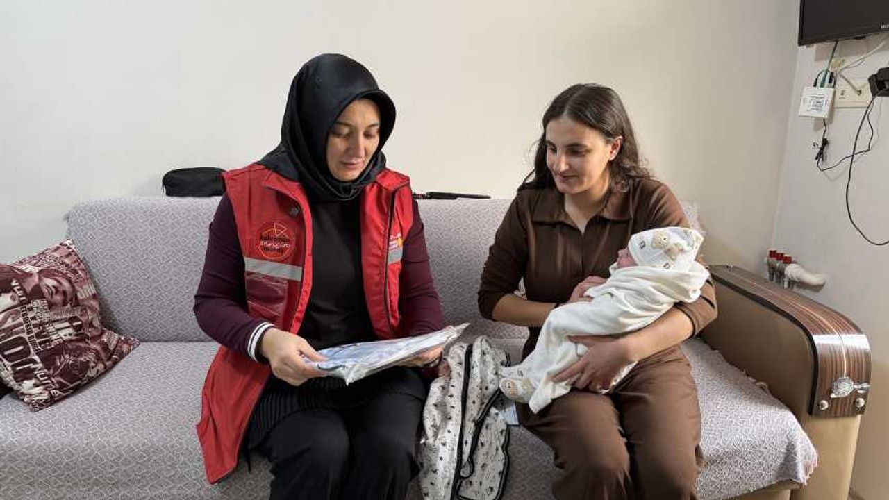 Kahramanmaraş’ta Ailelere Bebek Destek Paketi Dağıtılıyor